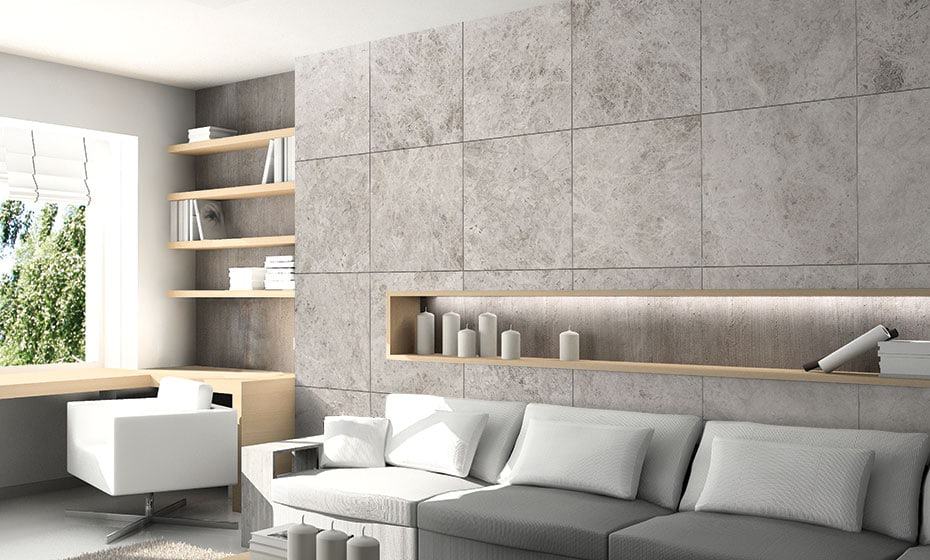 Natural Stone Tiles - DAYMAR_Natural Stone Solutions 2019_p33_Tundra Grey Marble Tile