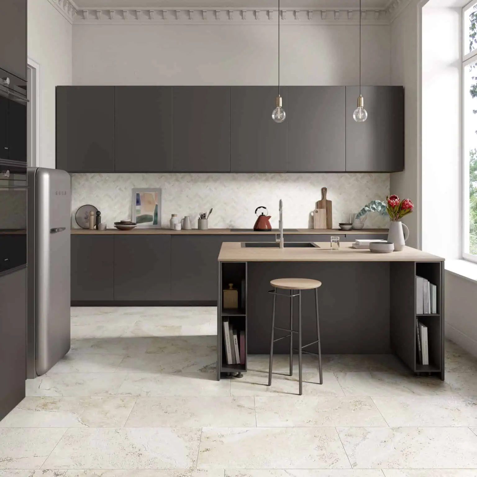 Porcelain Tile Natural Stone Look - BLOOM Collection-484a734fd9f6
