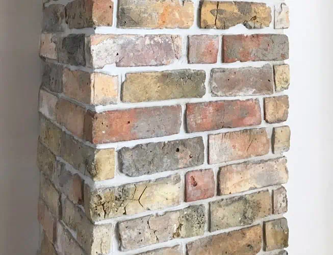 Reclaimed Brick Column