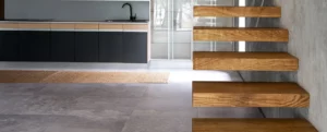 Porcelain Tile Concrete Look - DESIGN INDUSTRY Collection_Kitchen Interior Floor