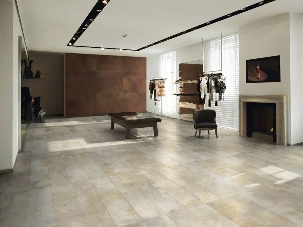 Porcelain Tile Concrete Look - DESIGN INDUSTRY Collection_Living