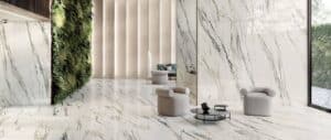 Porcelain Tile Natural Stone Look - PURITY ELITE Collection CALACATTA GREEN