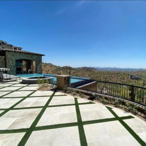 Natural Stone Pavers – OJINAGA Limestone Collection_install_2