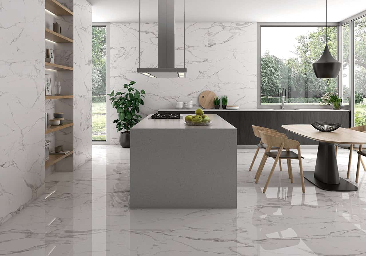 Porcelain Tile Natural Stone Look - STATUARY Collection